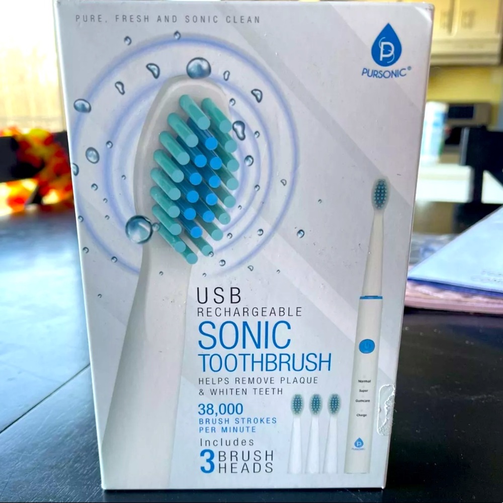 Pursonic Rechargeable USB toothbrush - Picture 1 of 5